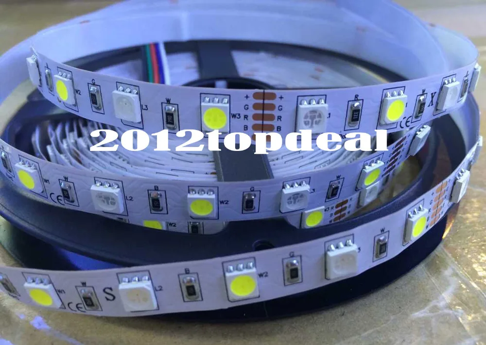 LED Strip 5050 RGBW DC12V 60 LED/m RGB+White / RGB+Warm White Flexible Light 5m/lot. | Освещение