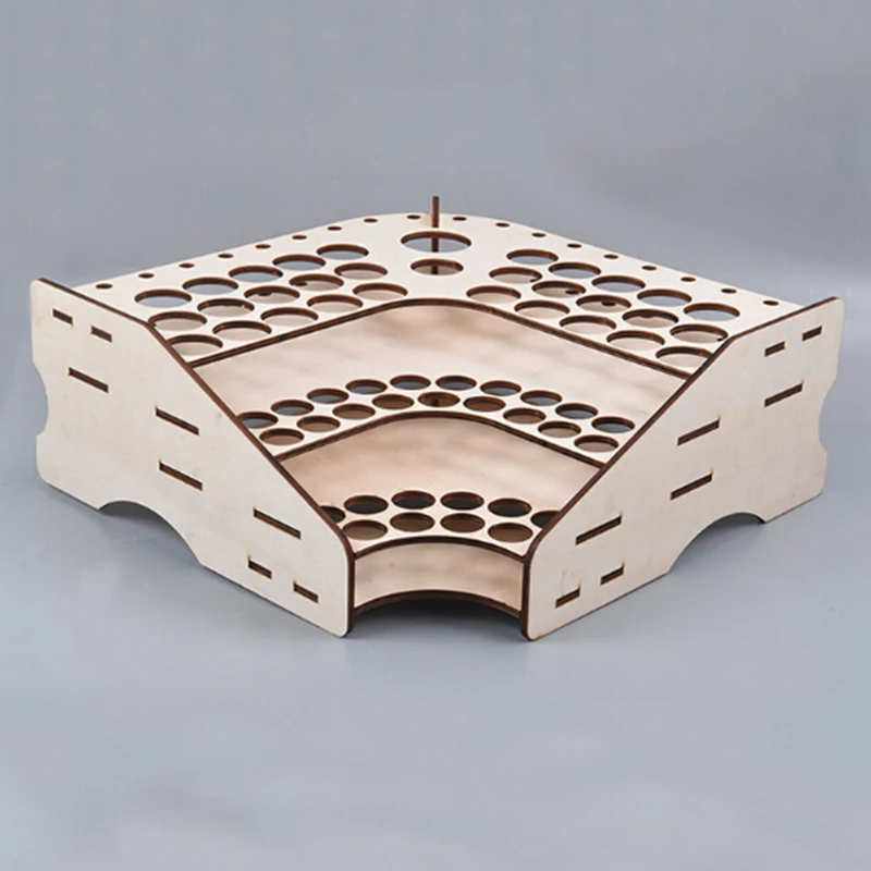 Модель пигмента краски контейнер с чернилами держатель 81/74 отверстиями DIY липа