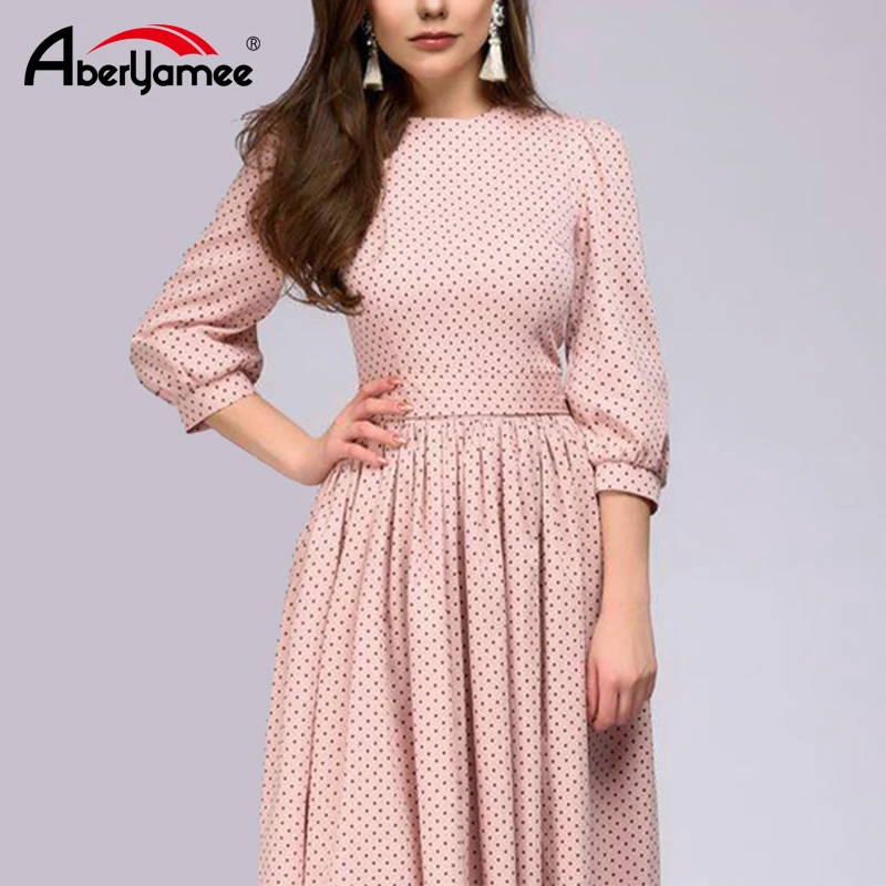 Плюс размер элегантное женское платье А силуэта 2019 Новое Стильное ДРАПИРОВАННОЕ