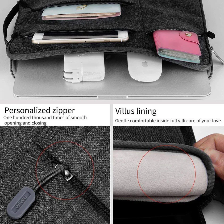 Сумка для ноутбука Gearmax 12 13 14 15 6 сумка черный серый чехол Macbook Air Pro сумки нейлон|bag