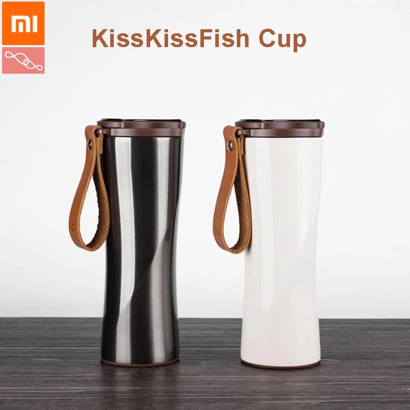 Умная кружка Xiaomi KissKissFish для путешествий Вакуумная чашка из нержавеющей стали с