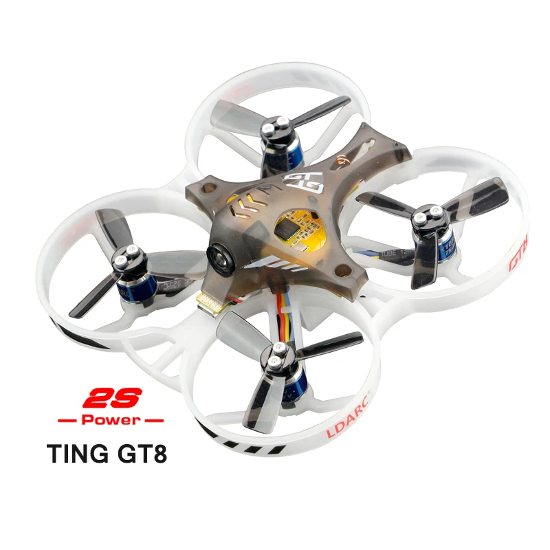 LDARC 2S бесщеточный TING GT8 FPV Micro Racing Drone Mini RC Квадрокоптер Beta F3 10A BLHeli 25mW VTX OSD|Детали и
