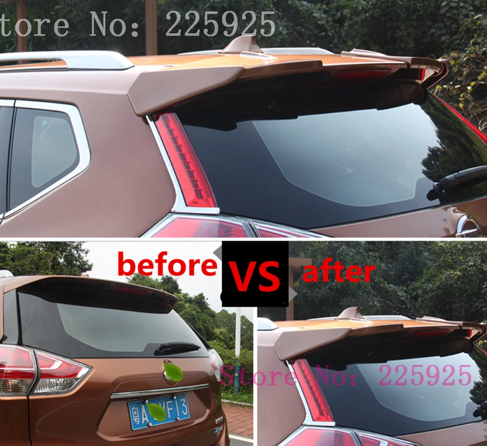 2 шт. спойлер для рисования Nissan X Trail Rogue 2014 2017|Спойлеры и крылья| |