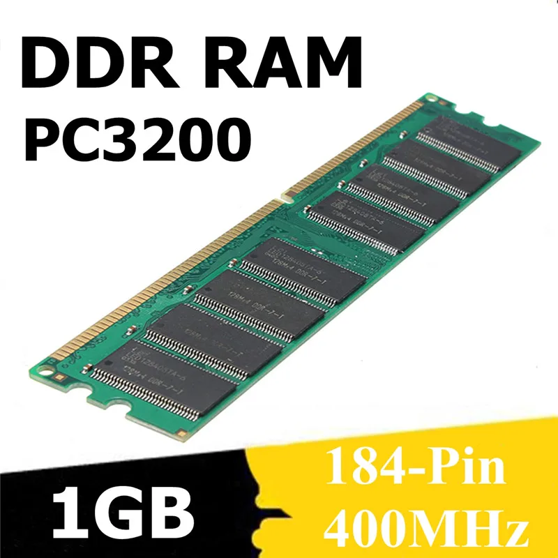 1 Гб DDR ram 400 МГц PC3200 No-Ecc оперативная память DIMM 184-pin SD ram Настольный ПК совместим с AMD 333/266 МГц