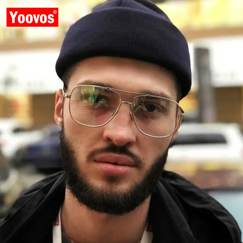 Yoovos Новинка винтажные металлические солнцезащитные очки мужские роскошные большие рамки классические ретро Oculos De Sol Feminino вечерние торговые очки UV400