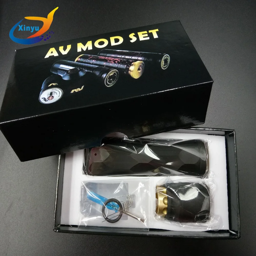 Набор электронных сигарет AV MOD механический мод из латуни аккумулятор 18650 провод