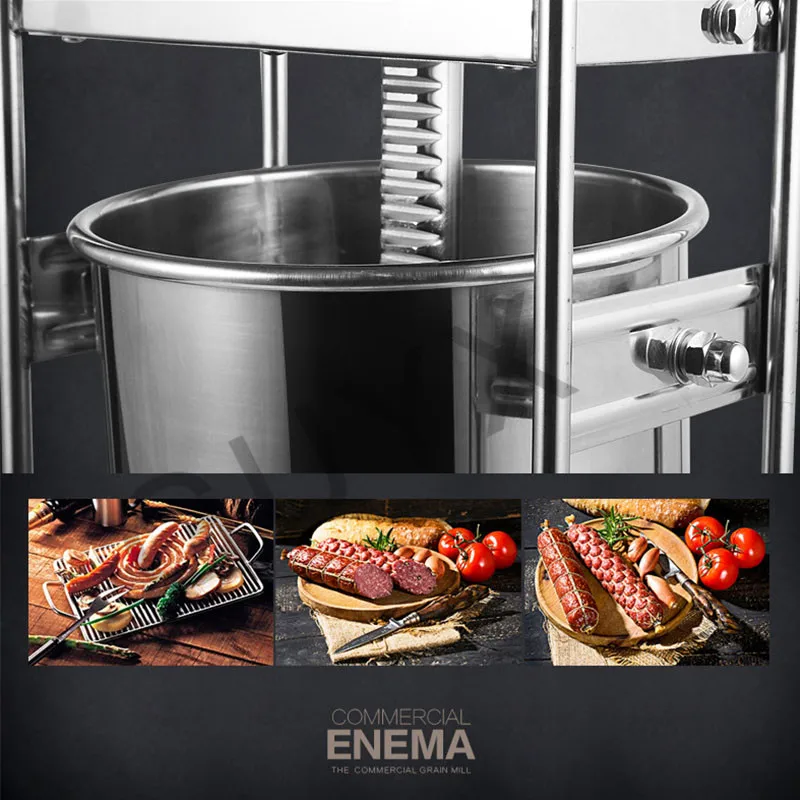 10L руководство колбаса автомат розлива машина ham для производства колбасы