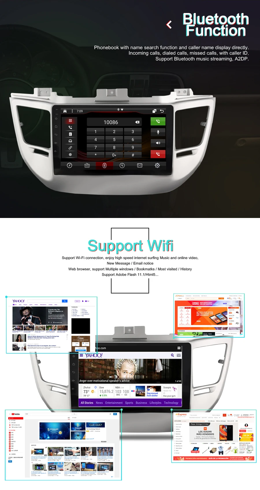 OTOJETA DSP стерео carplay android 8.1.2 Автомагнитола для TOYOTA Prado LC150 Gps navi ips экран видео плеер магнитофон