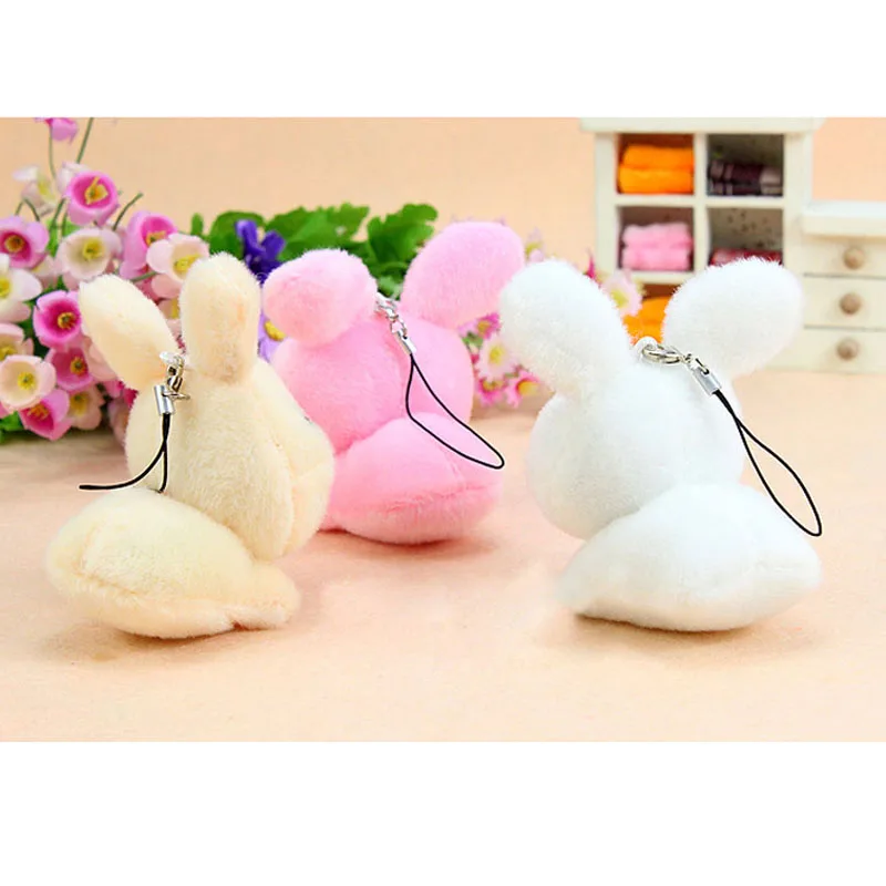 25 шт./Лот мини-кролик мягкие плюшевые игрушки 8 см маленький кролик пушистая