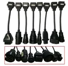 Бесплатная доставка Полный комплект 8 шт. грузовые автомобильные кабели для vd tcs cdp pro автомобильныеГрузовые соединительные кабели для multidiag prowow snooper