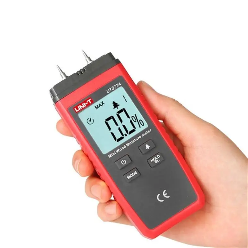 UNI-T UT377A Digital Wood Moisture Meter Hygrometer Humidity Tester for Paper Plywood Wooden Materials LCD Backlight | Инструменты