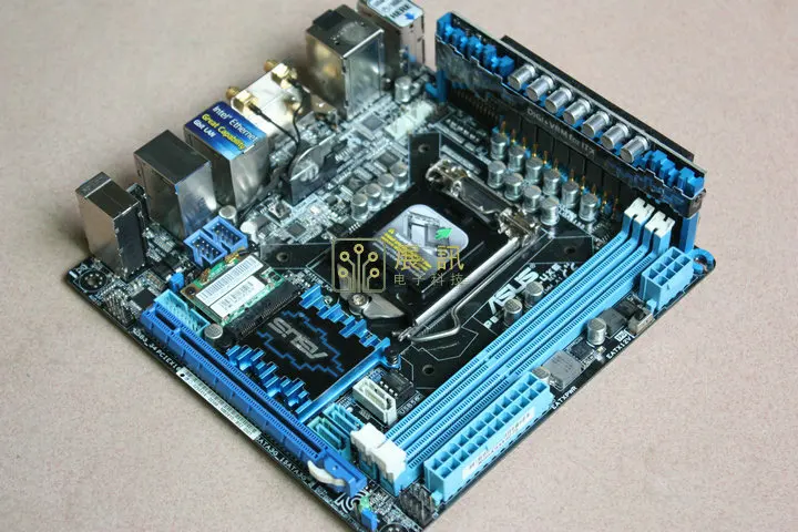 Оригинальная материнская плата ASUS P8Z77-I DELUXE LGA 1155 DDR3 для I3 I5 I7 USB2.0 USB3.0 16 Гб Z77 рабочего Материнская плата