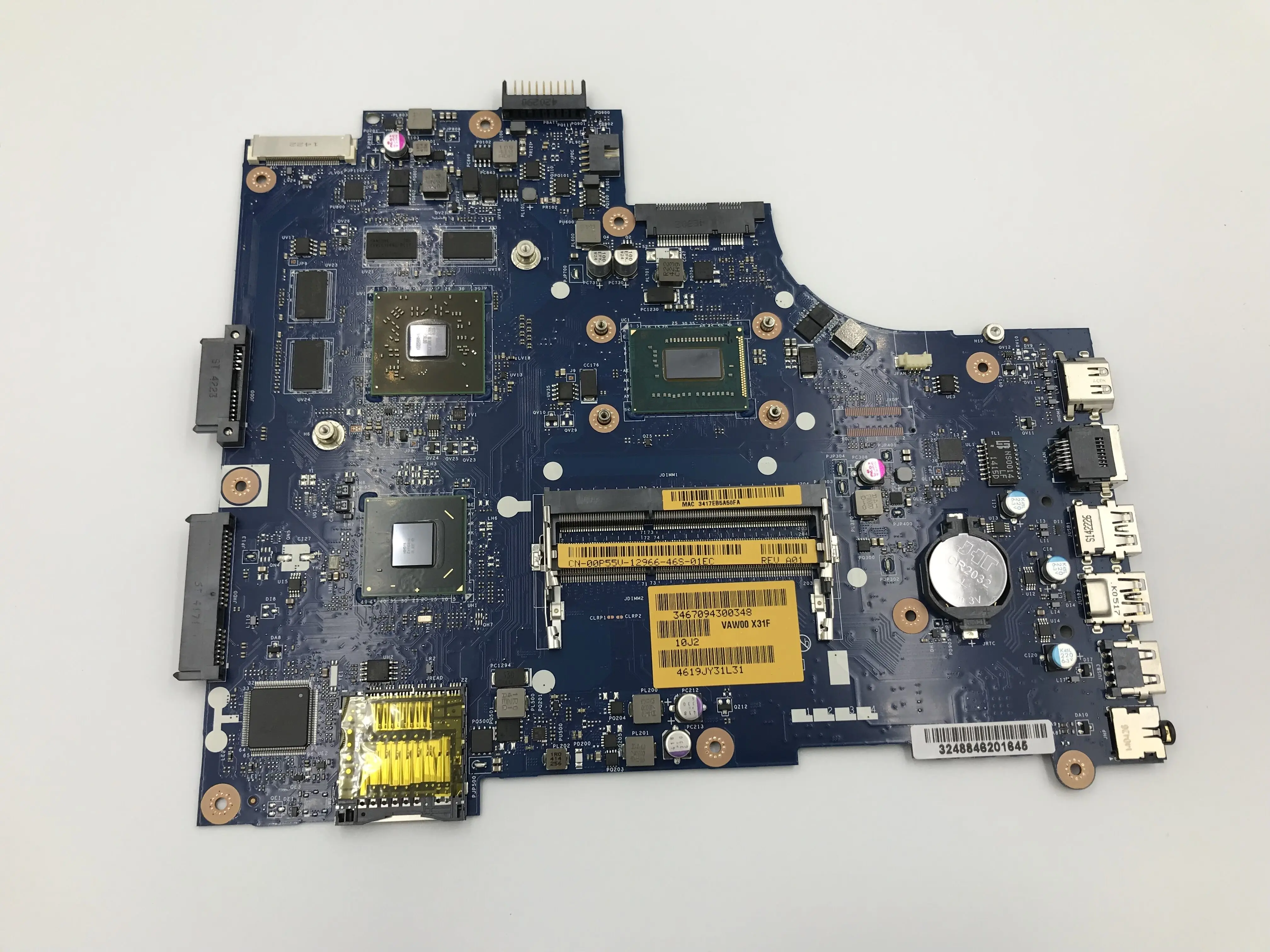 Для dell inspiron 3521 5521 V2521 LA 9101P CN 00P55V 0P55V материнская плата для ноутбука с I7 3537U cpu и HD8730M