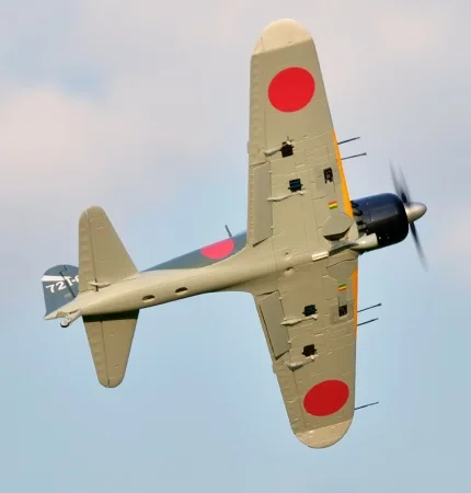 FMS 1100 мм Zero A6M5 электрический пульт дистанционного управления модель самолета PNP