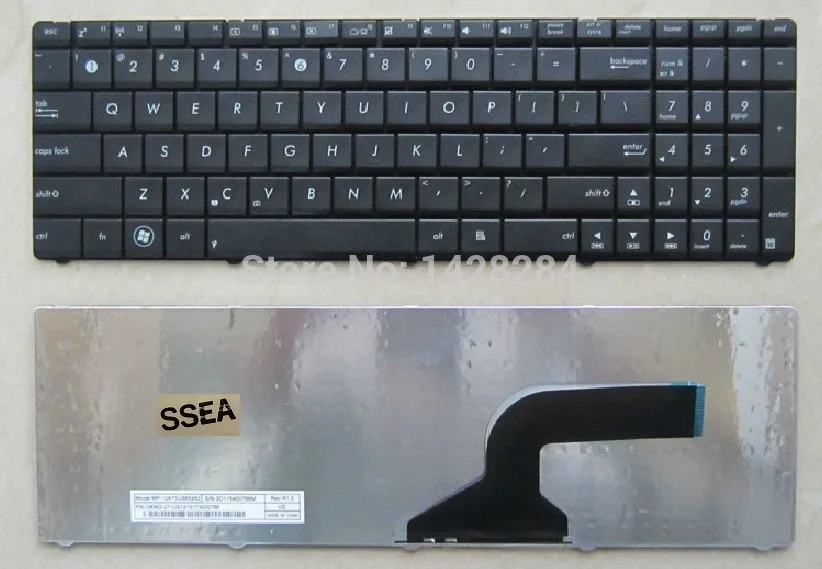 

SSEA Free Shipping New Laptop US Keyboard For ASUS G72 A52J X53 X53S N53SN K52 K52N A53 K53 X52