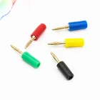 Позолоченный штекер типа банан 2 мм для усилителя динамика тестовые щупы разъем лучшая акция