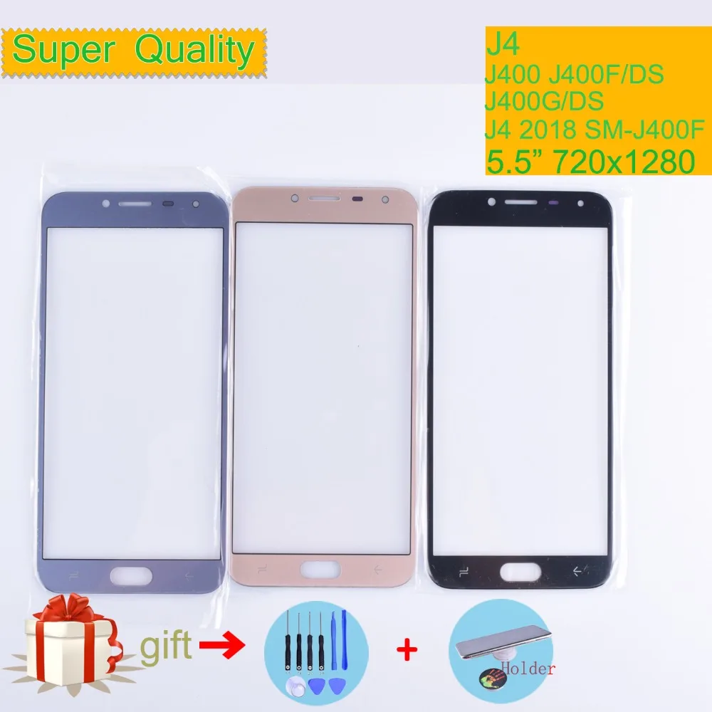 

J4 For Samsung Galaxy J4 2018 J400 SM-J400F J400F/DS J400G/DS J400G Touch Screen Front Outer Glass TouchScreen Lens Replacement