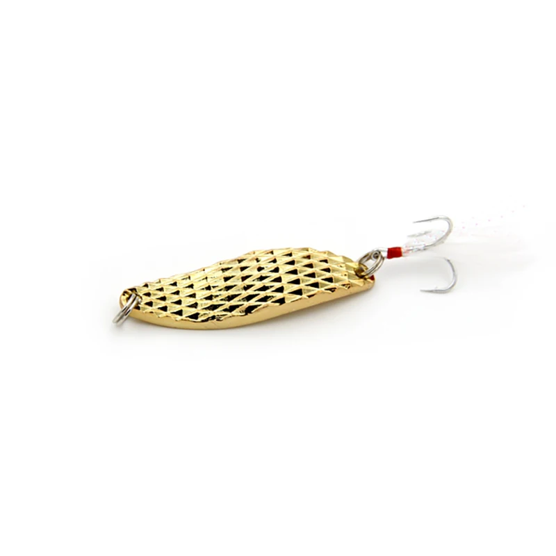 1pcs Metal Spinner Spoon Fishing Lure 7g 9g 15g sinking Artificial Bait Sequins Tackle Hard Bass Pike Culter perch | Спорт и