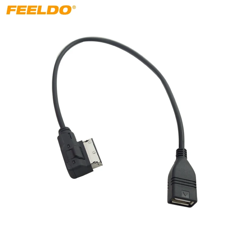 FEELDO 10X автомобильный аудио музыкальный интерфейс AMI/MDI/MMI к usb адаптерному кабелю