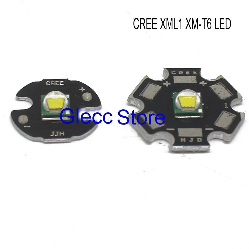 1 шт. CREE XML XM L T6 светодиодный U2 10 Вт белый (6500K 7000K) Высокое Мощность излучатель с 16 мм