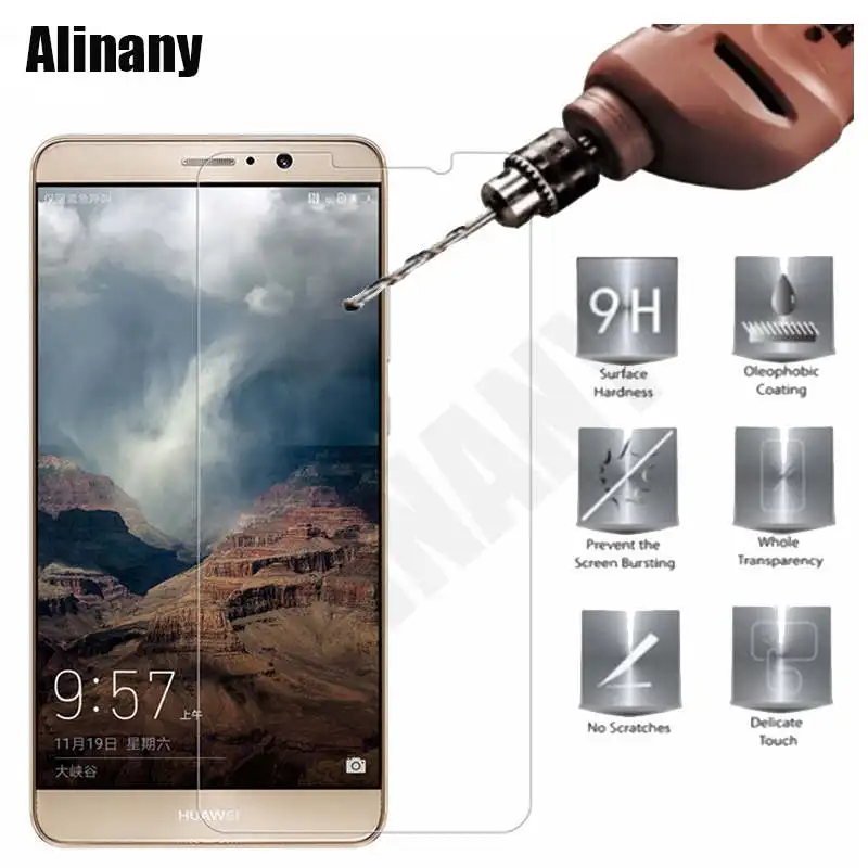 2 шт закаленное стекло Huawei Mate 9 Защита экрана Mate9 защитная пленка