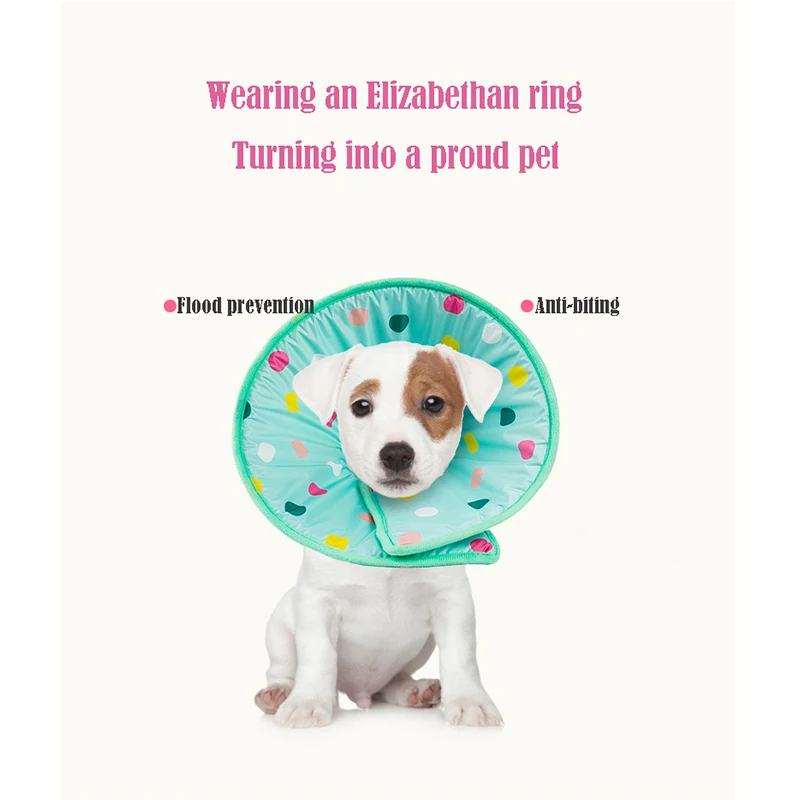 Товары для домашних животных антикоготь собак Elizabeth мягкое кольцо с защитой от