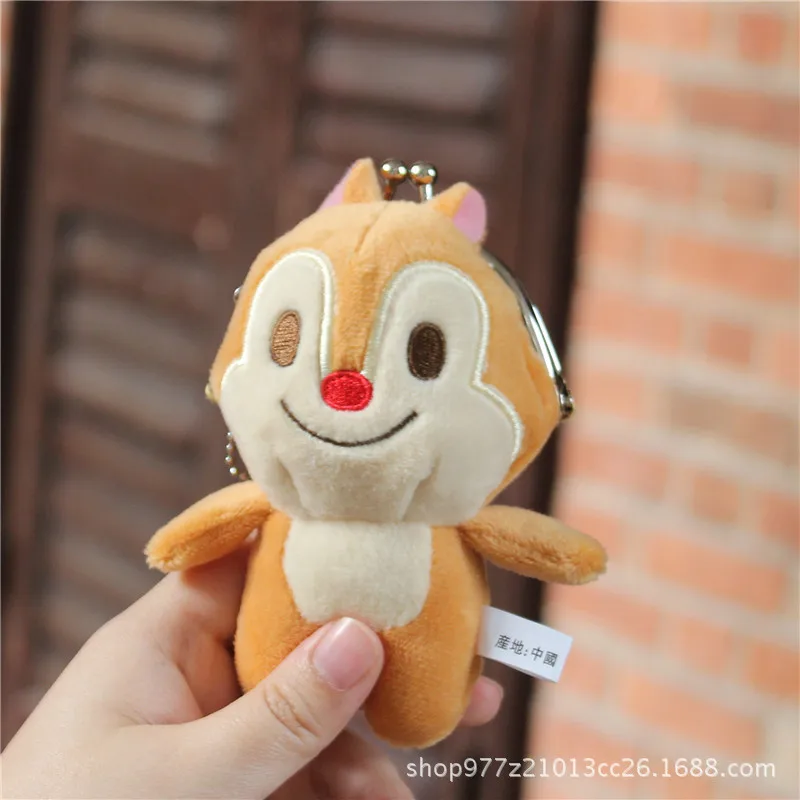 Disney Микки Мышь кукла AccessoriesToy Мультяшные Плюшевые Портмоне брелок леди мешок кулон Девушка подарок брелок Творческий ювелирные изделия