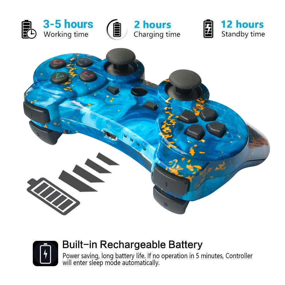 Беспроводной Bluetooth джойстик для PS3 геймпад Sony Playstation 3 аксессуары игр | Электроника