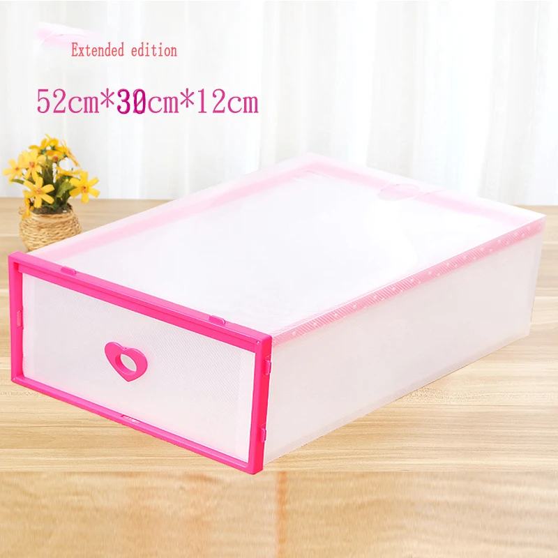 Цветная многоразовая обувь для мужчин и женщин Ящик PP пластиковый кант