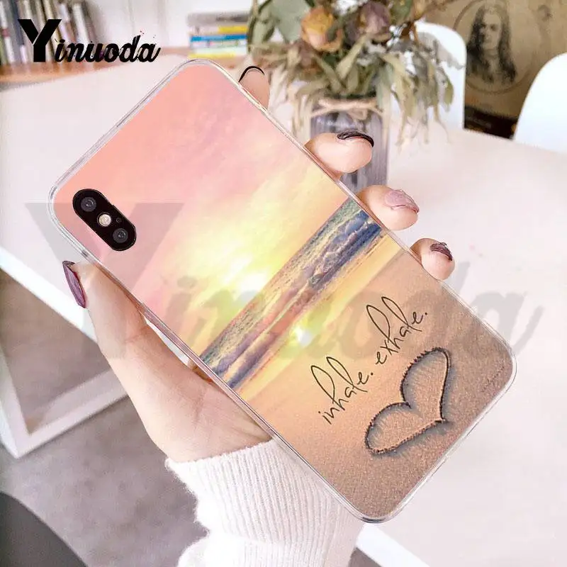 Чехол Yinuoda для iphone 7 6 X чехол летнего пляжа гавайской алохи морского океана