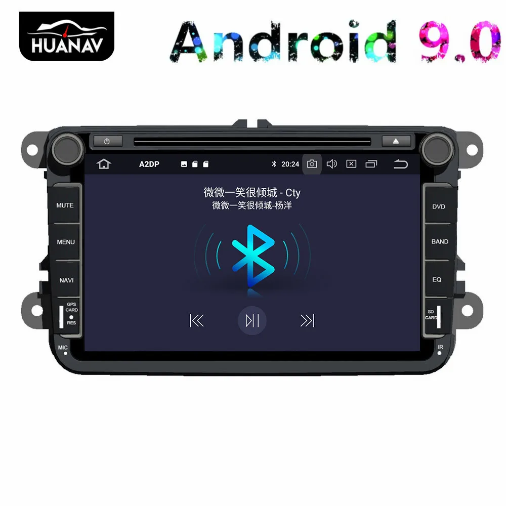 Универсальный автомобильный DVD плеер на Android 9 0 2 DIN для Volkswagen Passat B6 B7 Polo Jetta din Радио