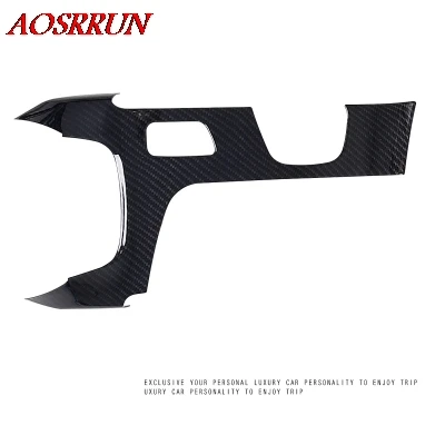 ABS углеродное волокно Refit интерьер автомобиля центральное управление Декор Рамка