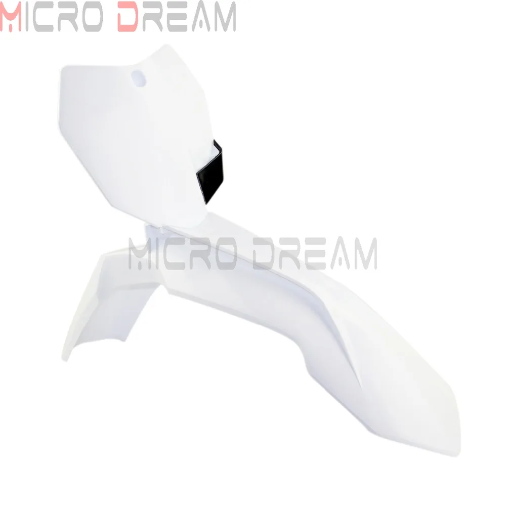 Белый мотокросс крыло спереди номерной знак для 85 125 250 300 350 450 500 XCF W EXC F SX XC SXS 13