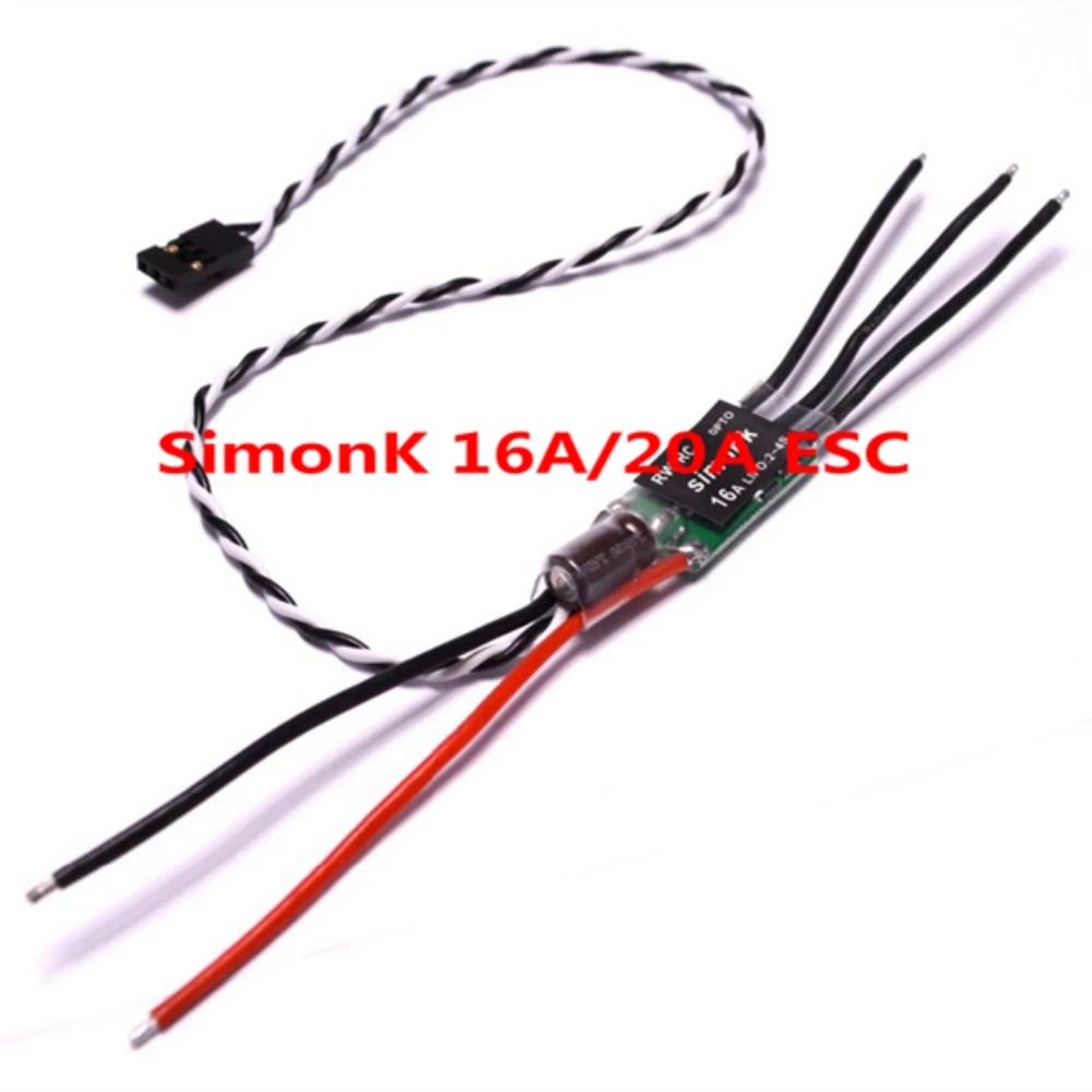 SimonK прошивка ESC mini simonk 16A 20A OPTO 2S ~ 4S rc вертолеты multirotor quadcopter multicopter ESC|esc for boat|esc