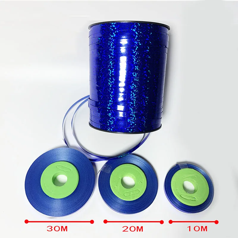 D Ynaayu 10 м 20 м 30 м DIY ленты для воздушных шаров Подарочная сумка лента для торта красочные аксессуары Принадлежности для дня рождения Свадебная вечеринка украшения - Цвет: D