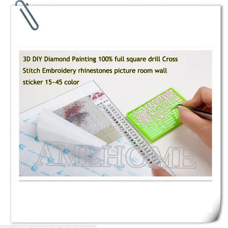 AMLHOME НОВЫЙ 5D DIY Роспись бриллиантами Птицы и Цветы Кристалл Пересечение Рукоделия Рукоделие Домашний декор HC912 на.