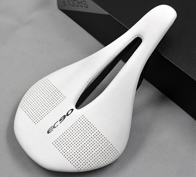 white Новинка, EC90, велосипедное седло, велосипедное седло, карбоновое седло, черное, 240-143 мм/116 г, дорожный велосипед/стальное седло, велосипедное седло - Цвет: white