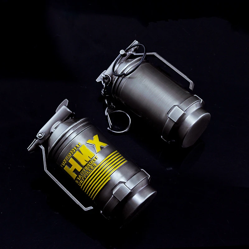 Игры PUBG Playerunknown's боя Косплэй реквизит слеза бомба AK15 AA12 M27 пистолет кольцо для ключей Книги об оружии игрушка брелок 6 шт./компл