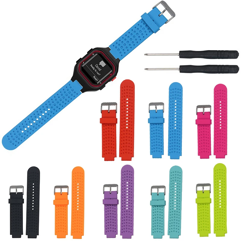 Ремешок Essidi резиновый мужской для наручных часов Garmin Forerunner 25|Смарт-аксессуары| |