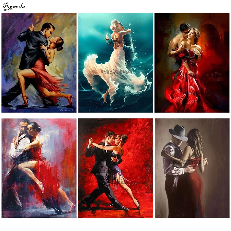 Танцевальная r танцевальная пара полный квадратный/Круглое сверло смолы 5D DIY