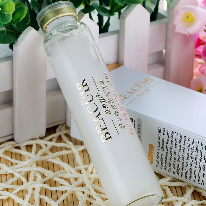 Уход за лицом Шелковая Маска из улитки выцветает с тонкими линиями