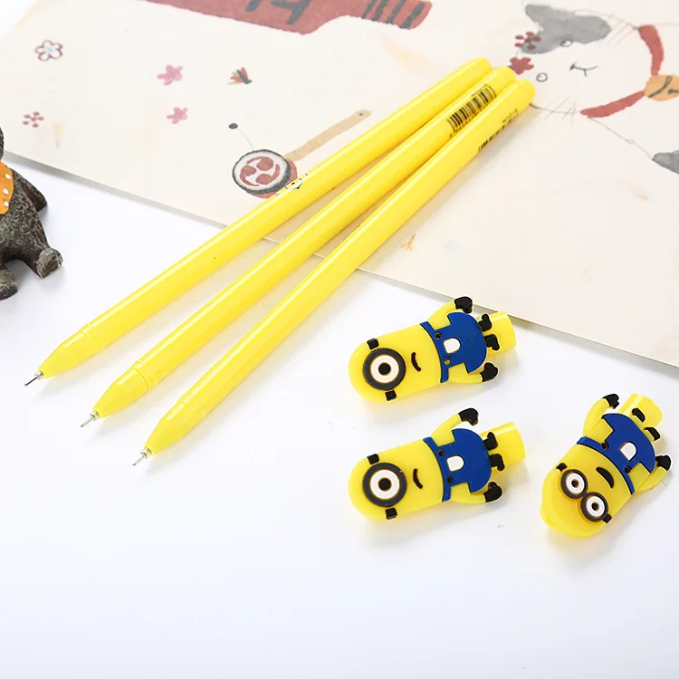 0,38 мм гелевая ручка Kawaii creativos, мультяшная симпатичная капсула, школьные офисные принадлежности, канцелярские принадлежности, Рождественский черный наполнитель
