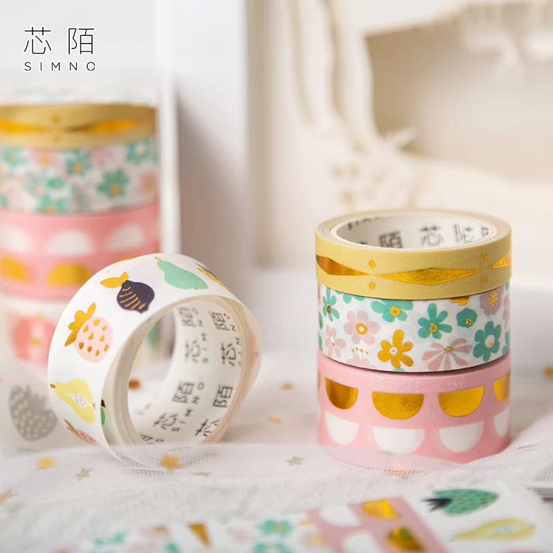 4 шт./упак. фантастический сад небо лента Washi Diy декоративный Скрапбукинг изоляционная лента клейкая лента для установки этикетка Стикеры