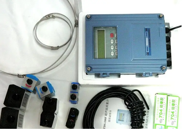 Фиксированный ультразвуковой расходомер Φ с M2 (TDS-100F) настенный креплением