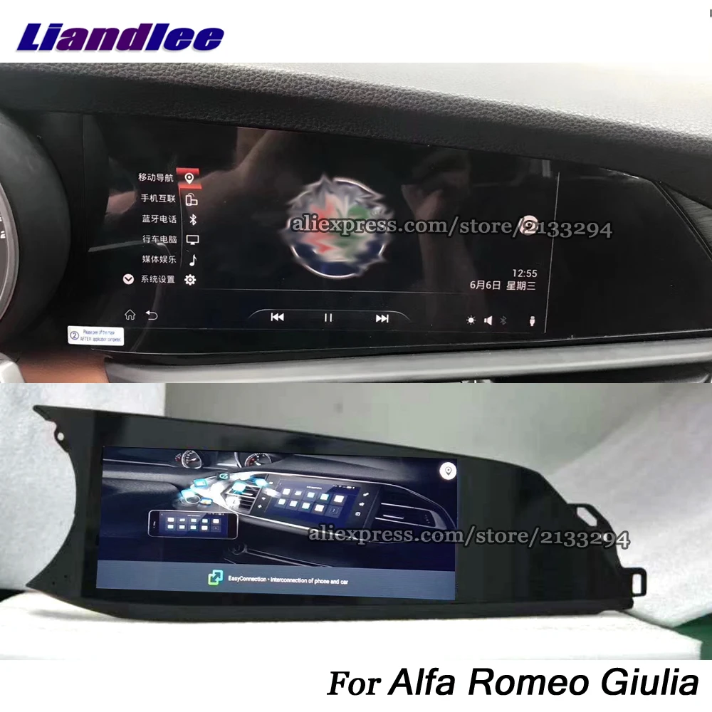 Liandlee для Alfa Romeo Giulia~ Android Мультимедиа gps автомобильный стиль стерео радио Carplay Wifi BT Navi навигация
