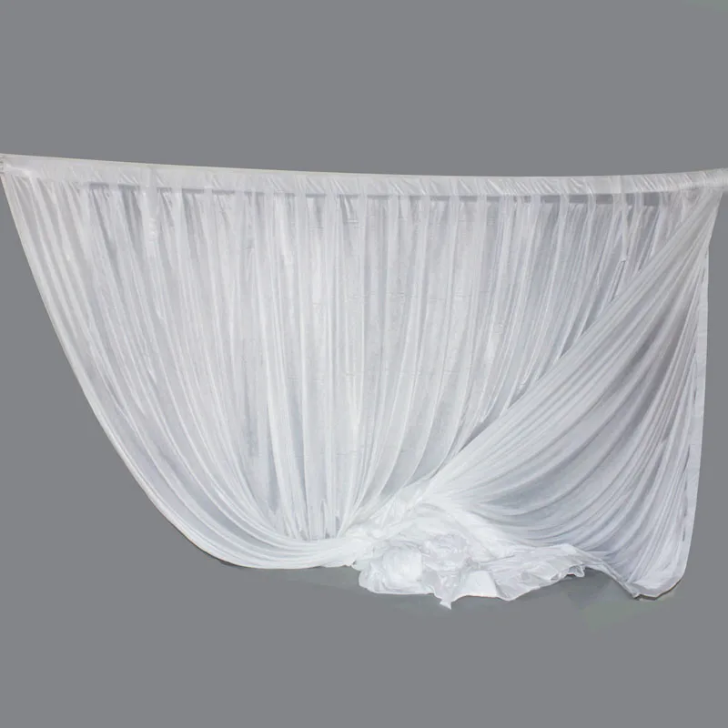 4*8 м ледяная шелковая свадебная ткань фон занавеска для трубы и драпировки|background