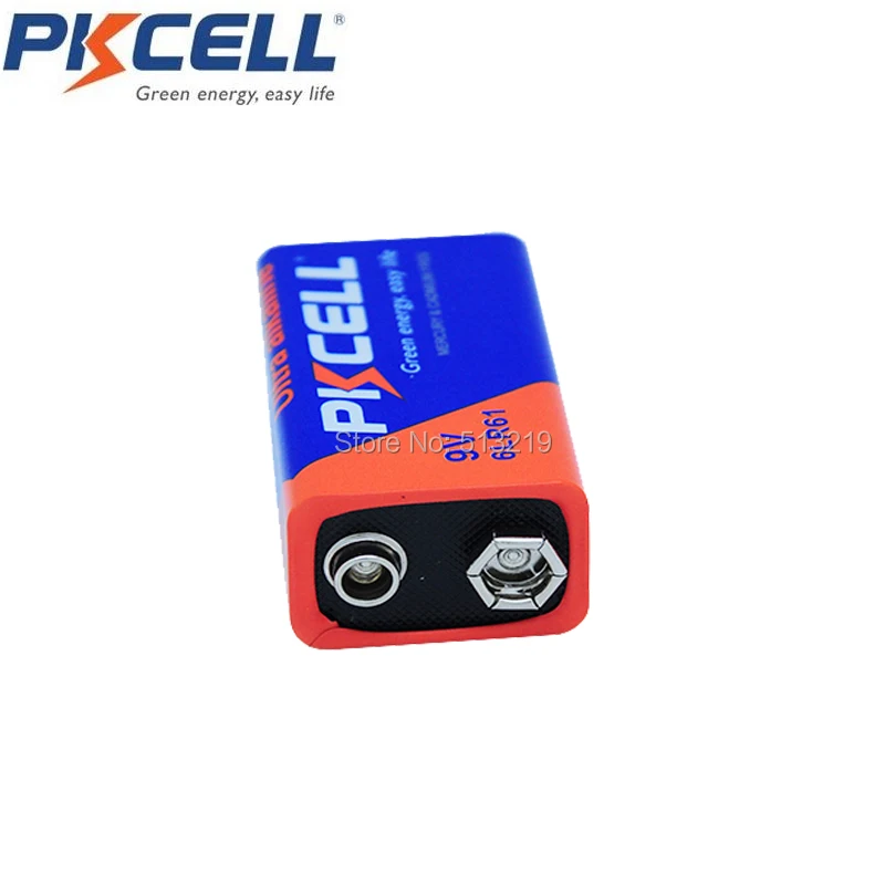 4 x PKCELL 6LR61 инфракрасный термометр для измерения температуры супер Щелочная сухая