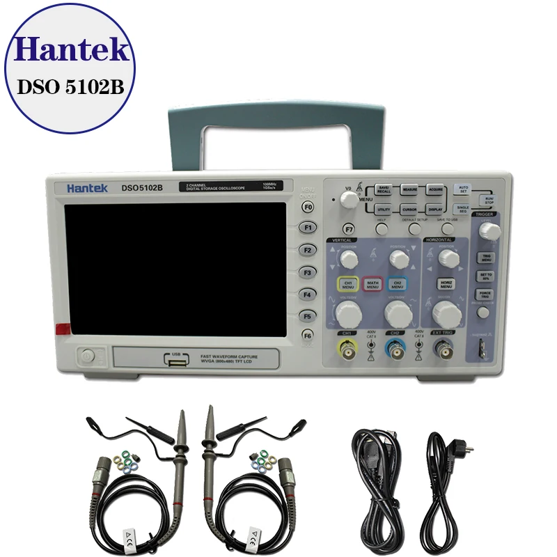 Цифровой осциллограф Hantek DSO5102B 100 МГц 1 Гвыб/с лучше чем ADS1102CAL + | Инструменты