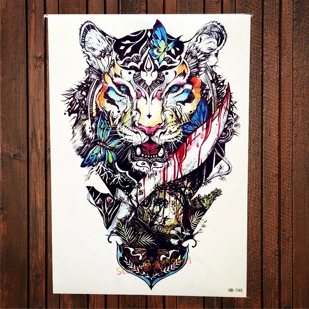 1 шт. модные водонепроницаемые ювелирные изделия для рук и ног тату золотая