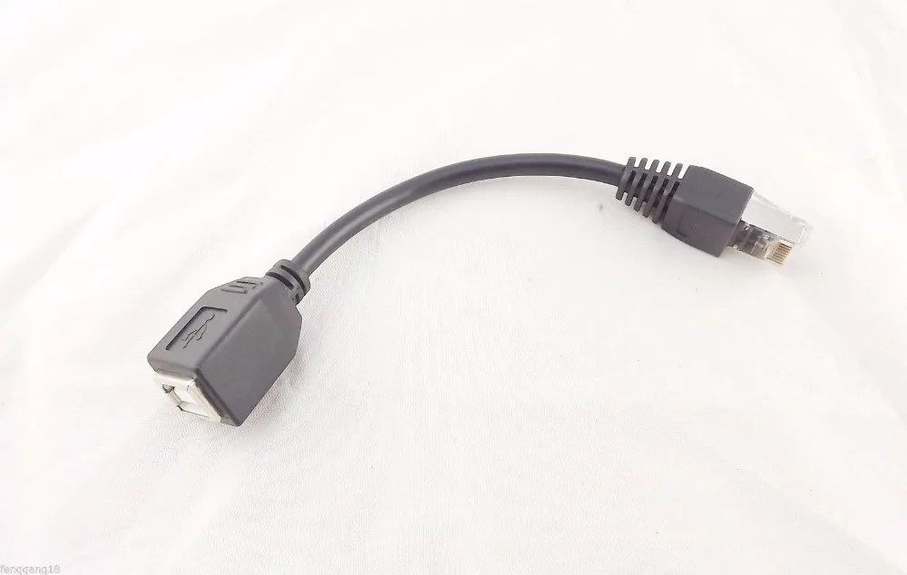 1 шт. CAT5 RJ45 Ethernet LAN Сетевой папа к USB 2 0 B Женский принтер адаптер кабель 15 см|network